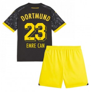 Borussia Dortmund Emre Can #23 Gostujuci Dres za Dječji 2023-24 Kratak Rukavima (+ kratke hlače)